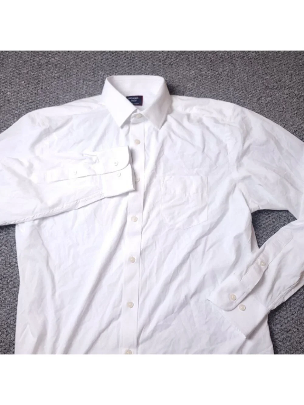 UNTUCKit Gironde Shirt Mens M Medium Relaxed White Button Long Sleeve
